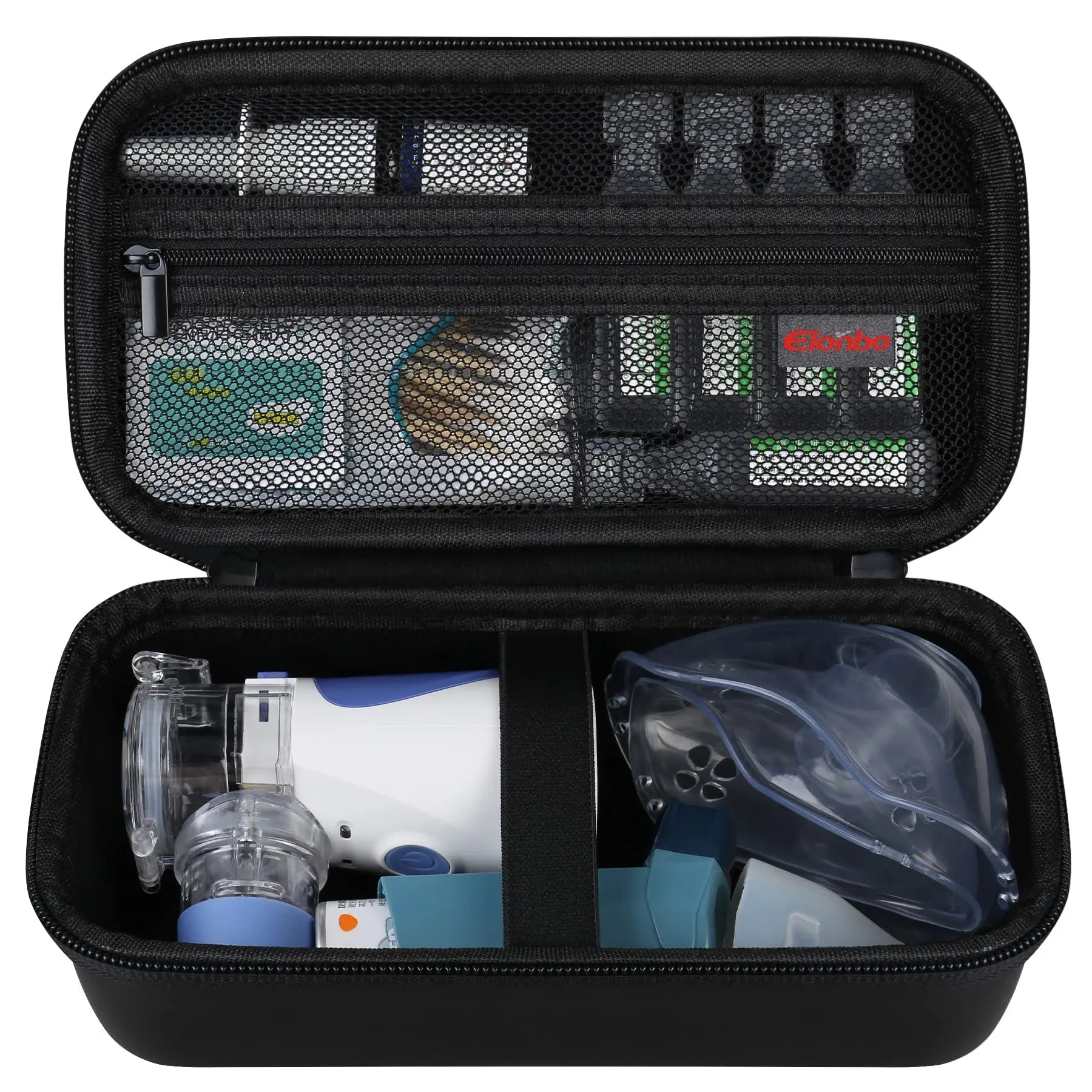 Elonbo Carrying Case for Portable Handheld Inhaler Nebulizer Machine for Adults and Kids - TrustMedUSA