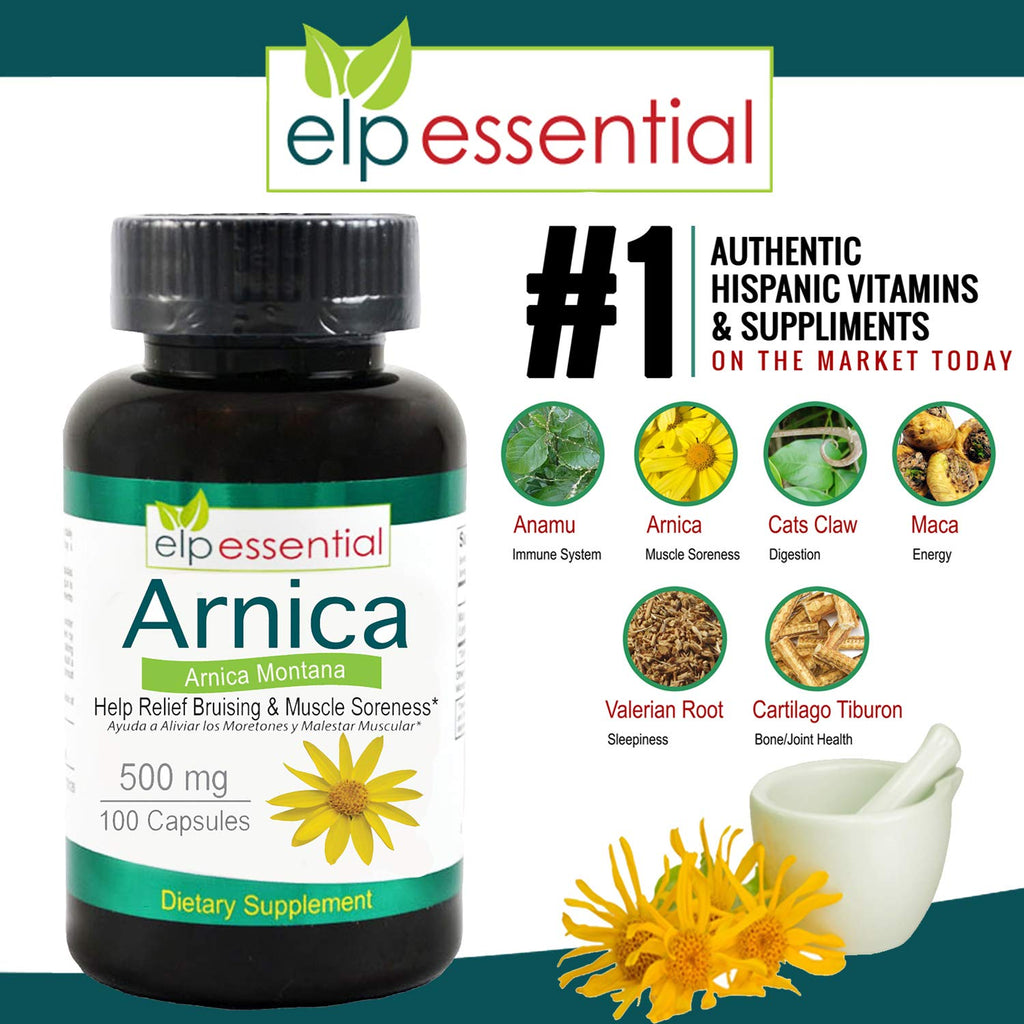 ELP ESSENTIAL Arnica Montana Capsules 100 Capsules - TrustMedUSA