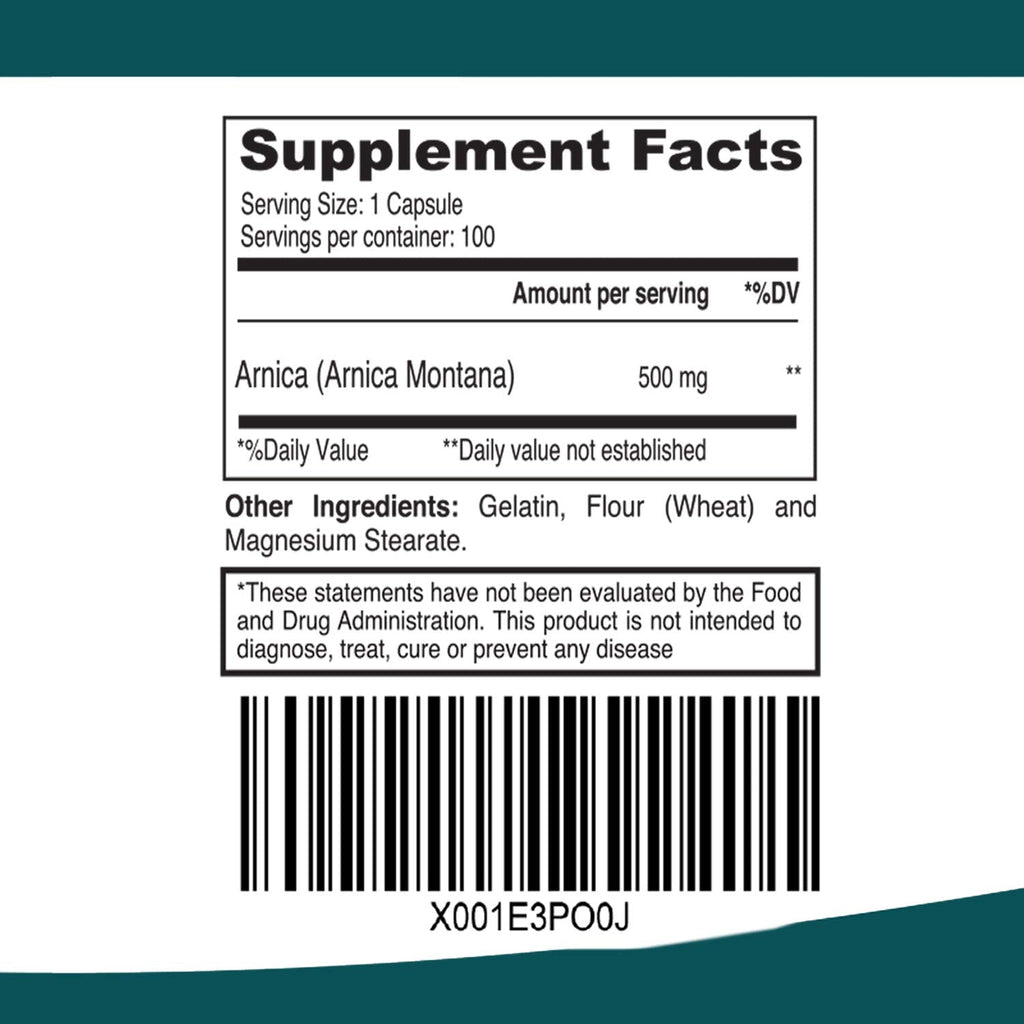 ELP ESSENTIAL Arnica Montana Capsules 100 Capsules - TrustMedUSA