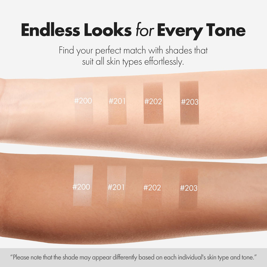 ELROEL Blanc Cover Cream Stick V White - Korean Color-Changing Foundation Stick with Volufiline - Medium to Full Coverage Dewy Finish Base Makeup - Dual-Ended with Detachable Brush (202 Natural) - TrustMedUSA