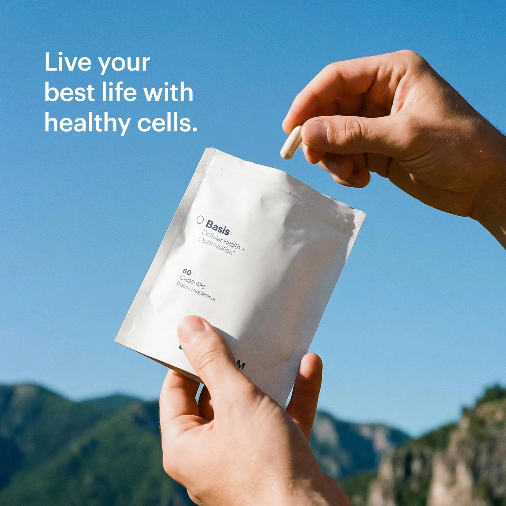 ELYSIUM Basis NAD Plus Supplement 30 Servings - with Nicotinamide Riboside 250mg and Pterostilbene 50mg - Healthy Aging Supplement & Cellular Energy - TrustMedUSA