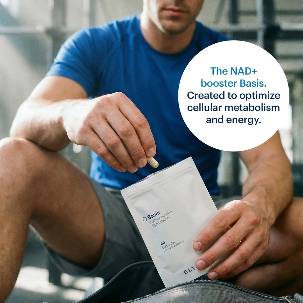 ELYSIUM Basis NAD Plus Supplement 30 Servings - with Nicotinamide Riboside 250mg and Pterostilbene 50mg - Healthy Aging Supplement & Cellular Energy - TrustMedUSA
