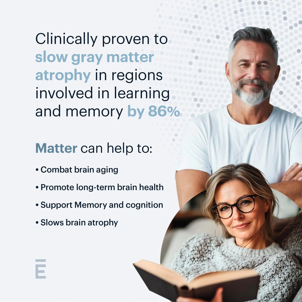 ELYSIUM Matter - 30 Servings - Brain Supplement for Memory and Focus Omega 3 Supplement + DHA - Vitamins to Support Brain Health and Memory - TrustMedUSA