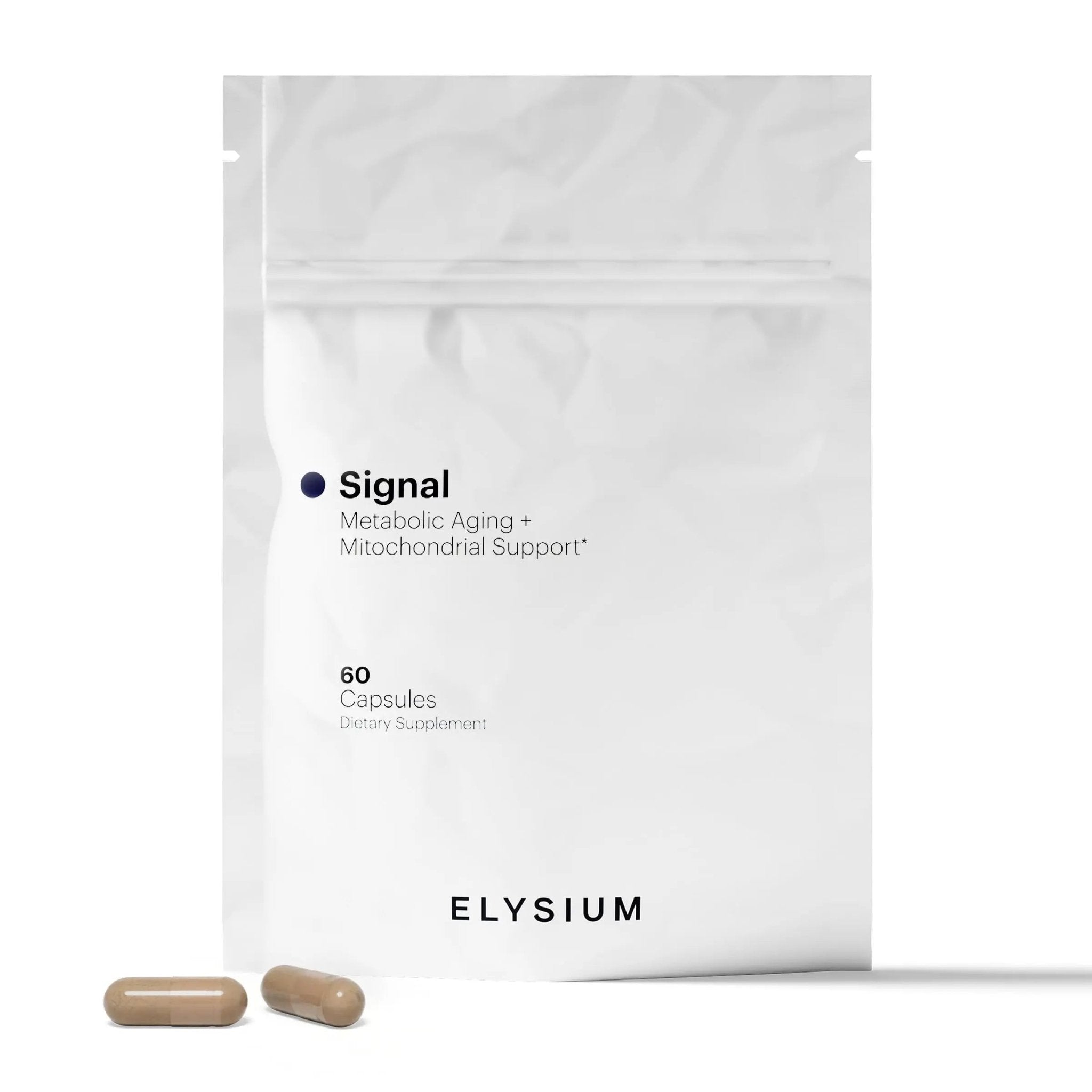 ELYSIUM Signal NMN Supplement - Clinically Proven to Support NAD+ Production, Mitochondrial Function & Metabolic Health - Nicotinamide Mononucleotide and SIRT3 Activation Complex- 30 Day Supply - TrustMedUSA
