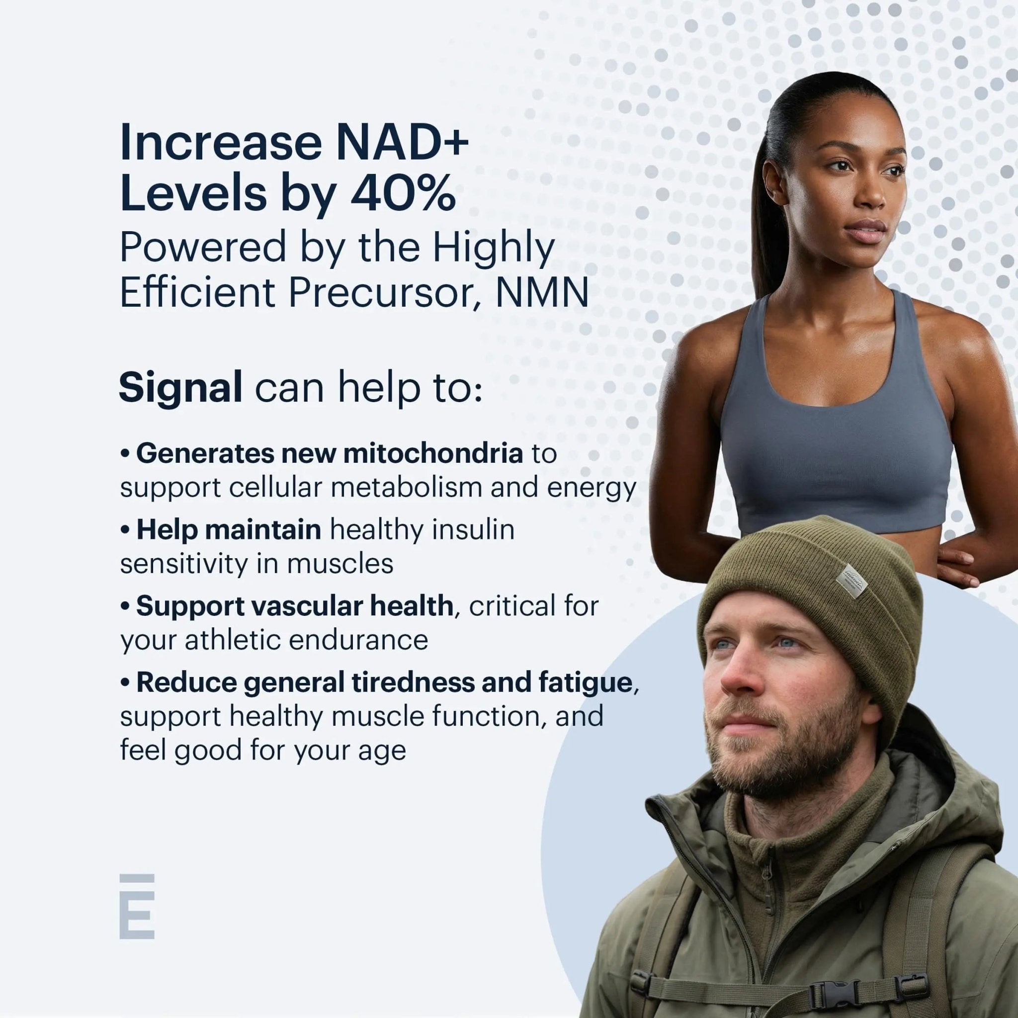ELYSIUM Signal NMN Supplement - Clinically Proven to Support NAD+ Production, Mitochondrial Function & Metabolic Health - Nicotinamide Mononucleotide and SIRT3 Activation Complex- 30 Day Supply - TrustMedUSA