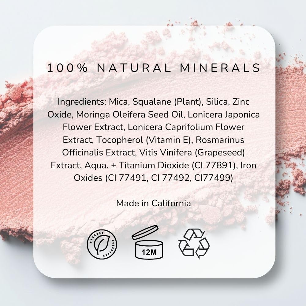 Emani Blush & Bronzer - Natural Mineral Pressed Bronzer for Face - Radiant Skin Blush for Sun Kissed Glow, All Skin Types including Sensitive Skin, Copacabana - TrustMedUSA