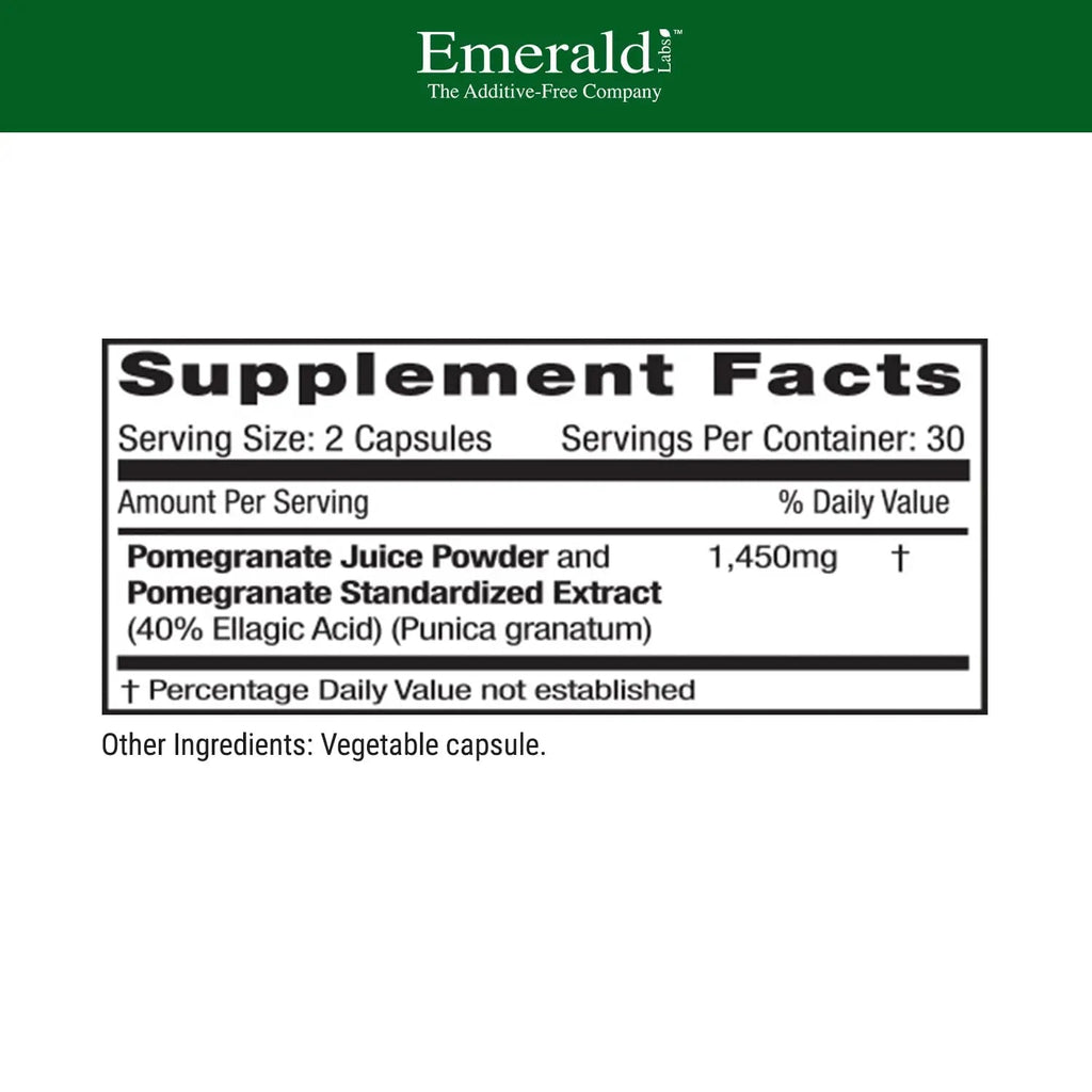 EMERALD LABS Cholesterol Health (90 Caps) & Pomegranate Extract (60 Caps) - Supports Heart Health & Immune Function - Gluten Free & Vegan - TrustMedUSA