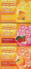 Emergen-C 1,000 mg Vitamin C Dietary Supplement Drink Mix, Super Orange/Raspberry - TrustMedUSA