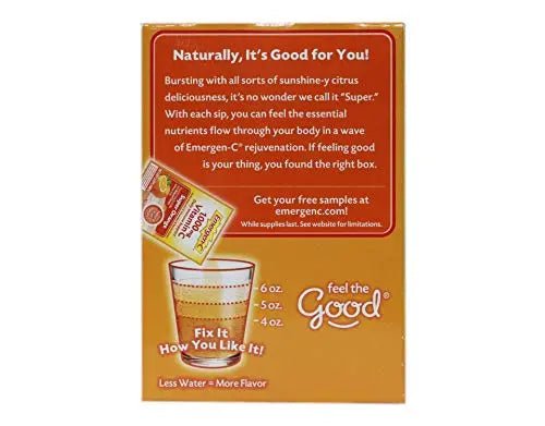 Emergen-C Super Orange Vitamin C - 30 Count (Pack of 4) (Packaging may vary) - TrustMedUSA