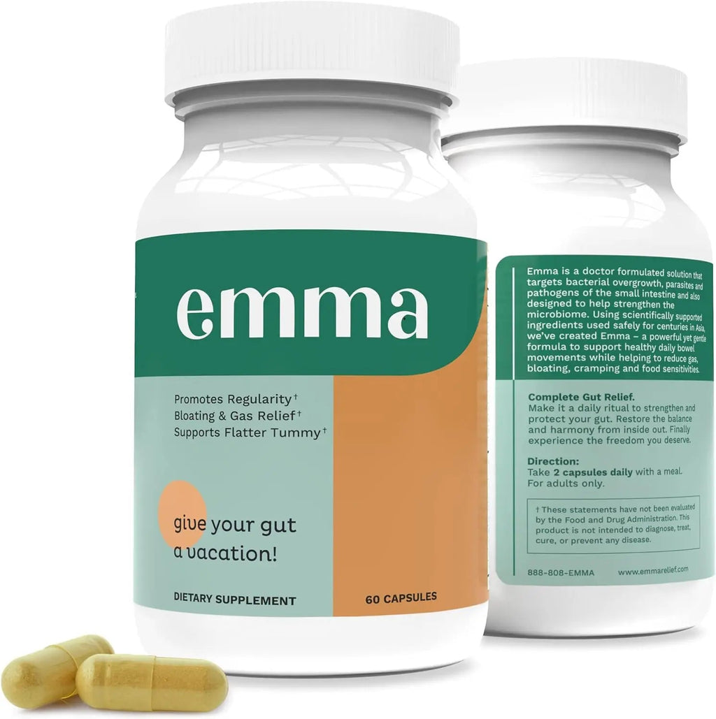 Emma Gut Health - Gas and Bloating Relief, Constipation, Leaky Gut Repair - TrustMedUSA