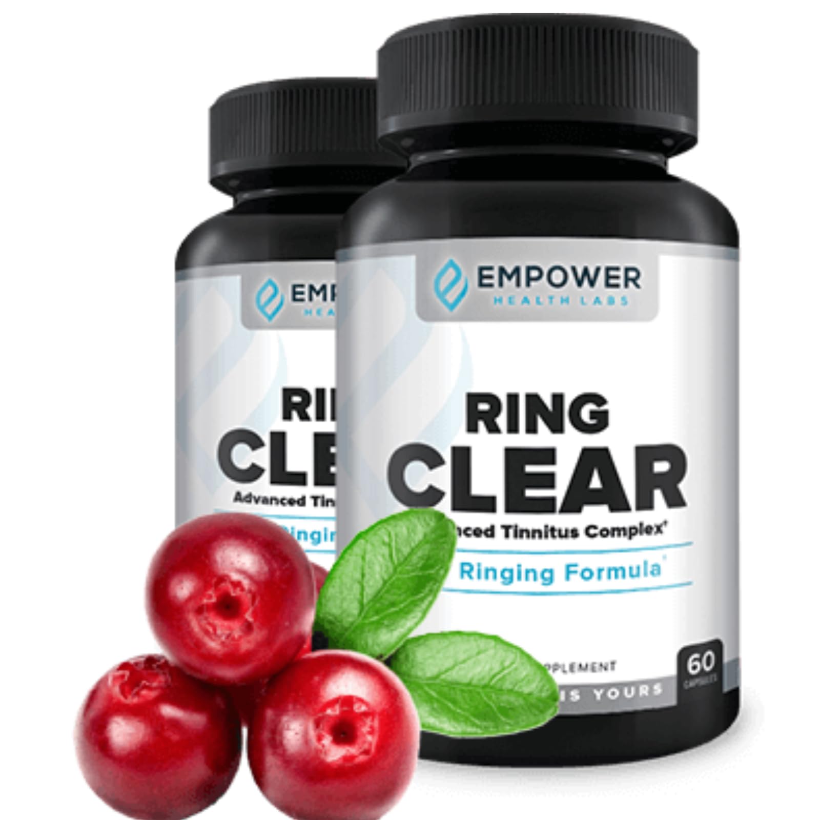 Empower Health Labs Ring Clear All-Natural Ear Buzz Relief Formula for Lasting Relief from Incessant Ear Buzzing - 30-Day Supply - TrustMedUSA