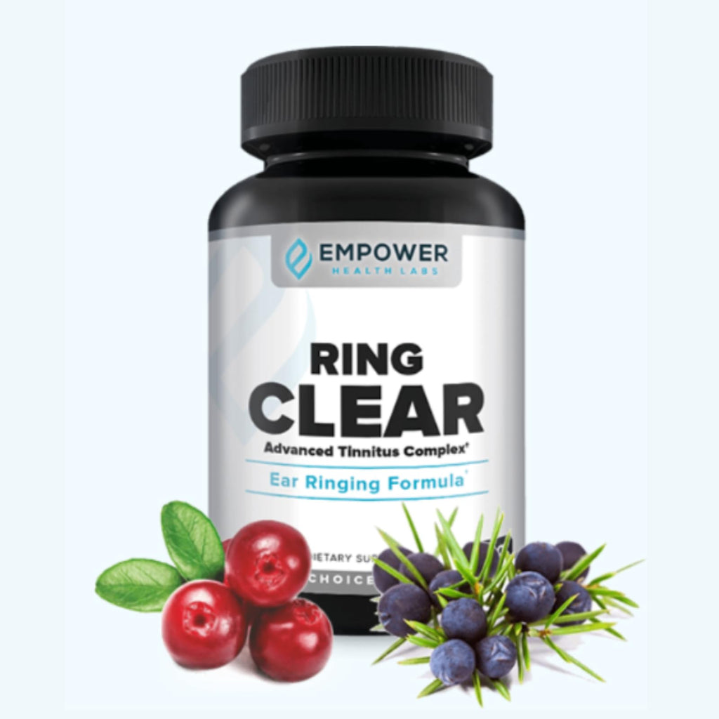 Empower Health Labs Ring Clear All-Natural Ear Buzz Relief Formula for Lasting Relief from Incessant Ear Buzzing - 30-Day Supply - TrustMedUSA