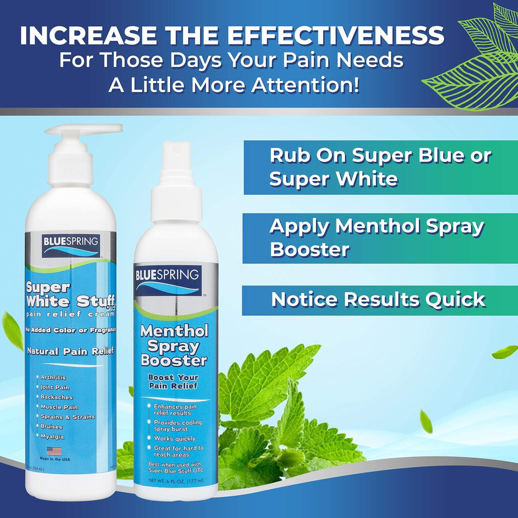 Emu Therapy Super White Stuff OTC 12-oz. Pump Bottle - Natural, Made in USA, Paraben-Free, Works in As Little As 5 Minutes for Joint/Muscle Pain, Backaches, Sprains/Strains, Bruises & More - TrustMedUSA