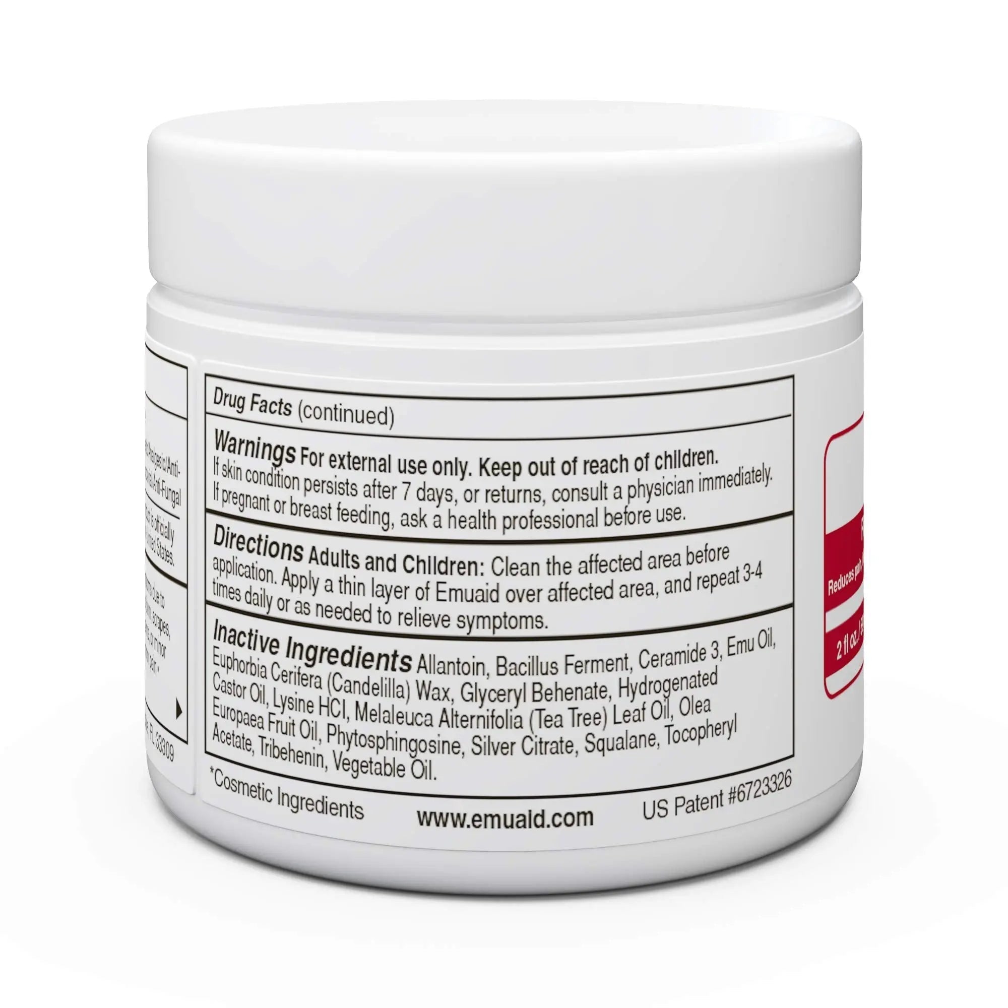emuaid EMUAIDMAX Ointment 2oz - Eczema Cream. Maximum Strength Treatment - TrustMedUSA