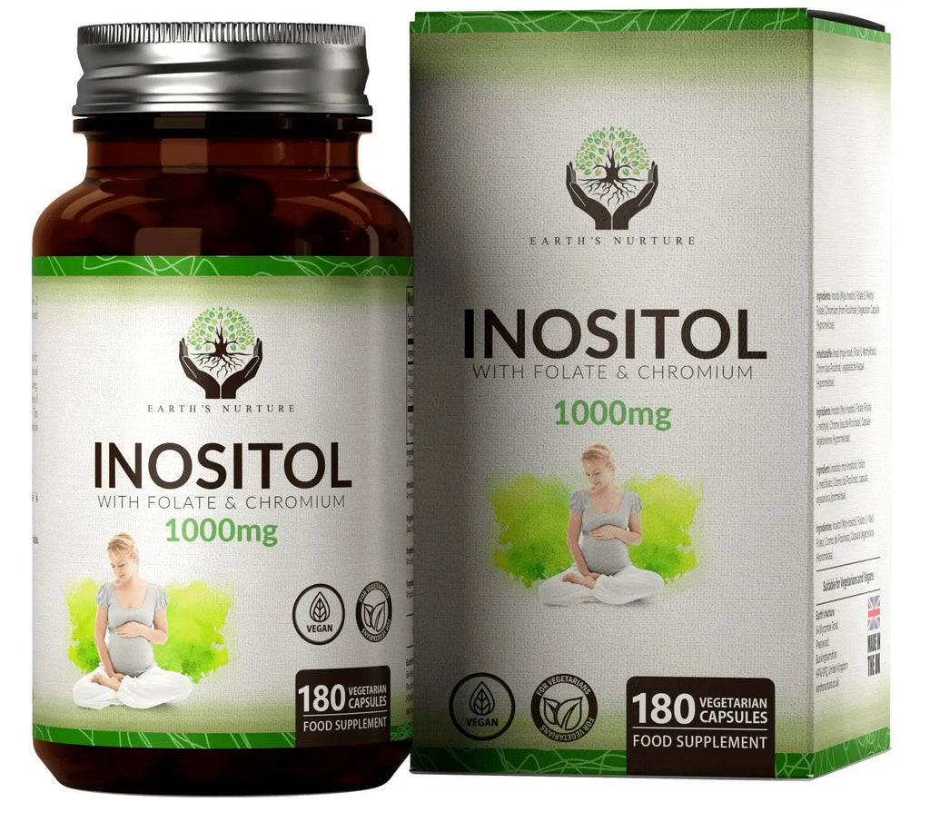 EN Myo-Inositol Chromium & Folate Blend | 1000mg Myo Inositol Per Serving | 180 Vegan - TrustMedUSA