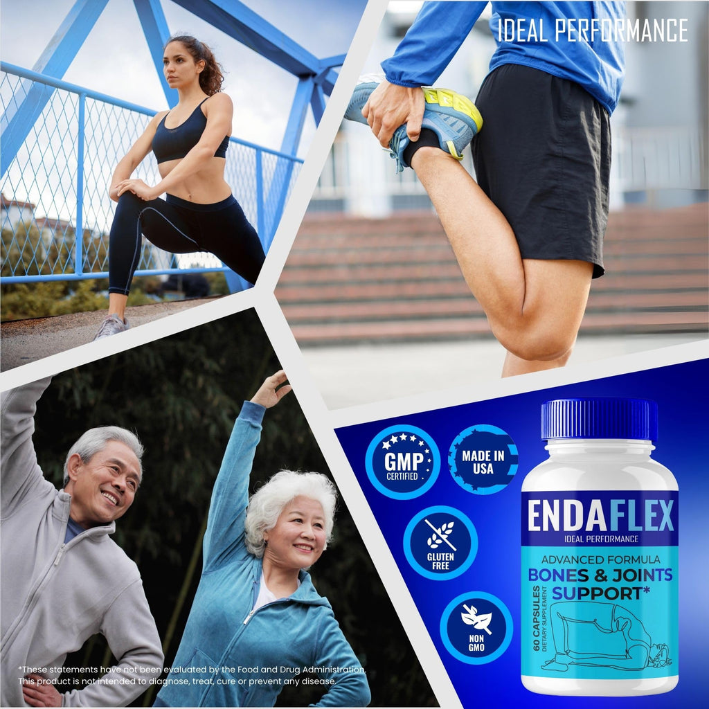 Endaflex Capsules, Advanced Joint Support Supplement Pills for Mobility and Comfort - Maximum Strength, Official Enda Flex Joint Support All Natural Formula, Premium Enda-Flex Reviews (3 Pack) - TrustMedUSA
