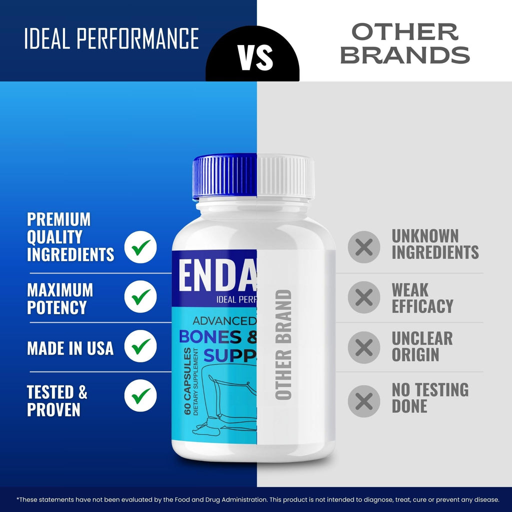 Endaflex Capsules, Advanced Joint Support Supplement Pills for Mobility and Comfort - Maximum Strength, Official Enda Flex Joint Support All Natural Formula, Premium Enda-Flex Reviews (3 Pack) - TrustMedUSA