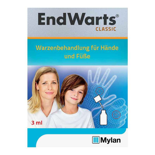 EndWarts® CLASSIC - solution with formic acid against warts and plantar warts, 3 ml - Maple Wellness Supplements