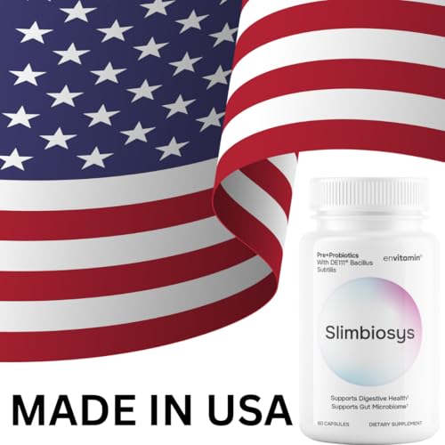envitamin Slimbiosys Ultra Probiotic Capsule - Pre & Probiotics for Women & Men - Support Your Microbiome - TrustMedUSA