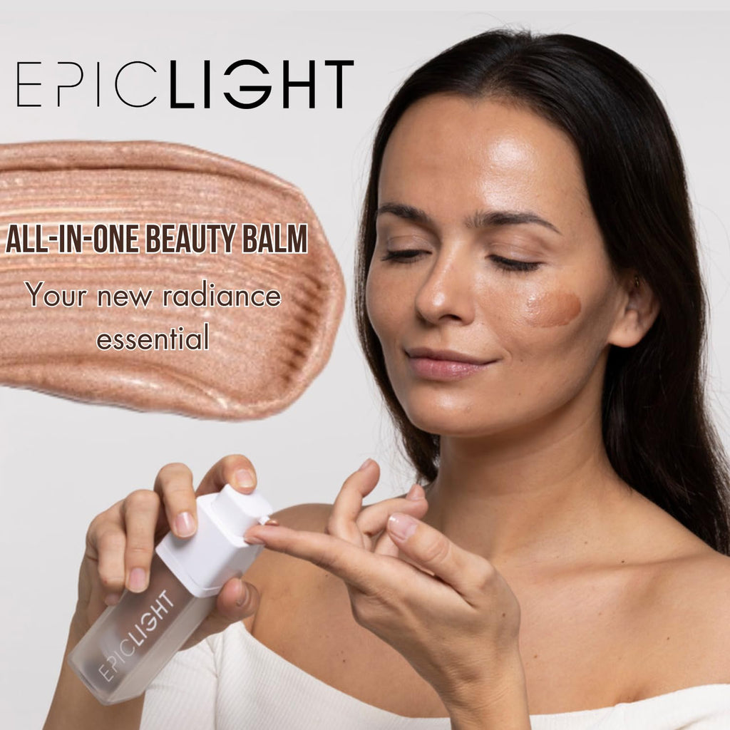 Epiclight Luminizing Glow Gel - All-in-one Beauty Balm - Luminizer for Glowing Skin - Paraben & Sulfate-free, Non-Toxic Makeup - For all Skin Tones - Maple Wellness Supplements