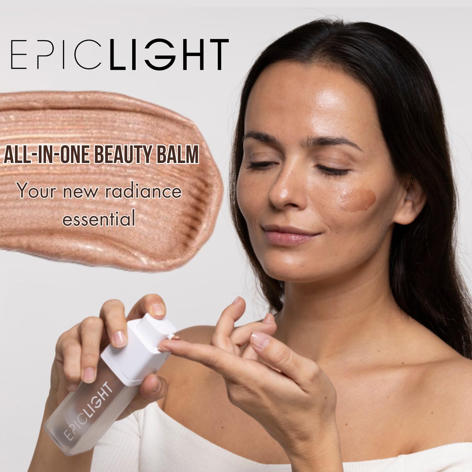 Epiclight Luminizing Glow Gel - All-in-one Beauty Balm - Luminizer for Glowing Skin - Paraben & Sulfate-free, Non-Toxic Makeup - For all Skin Tones - Maple Wellness Supplements