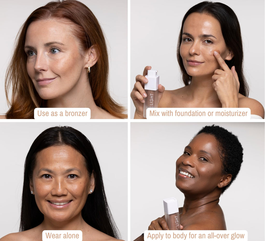 Epiclight Luminizing Glow Gel - All-in-one Beauty Balm - Luminizer for Glowing Skin - Paraben & Sulfate-free, Non-Toxic Makeup - For all Skin Tones - Maple Wellness Supplements