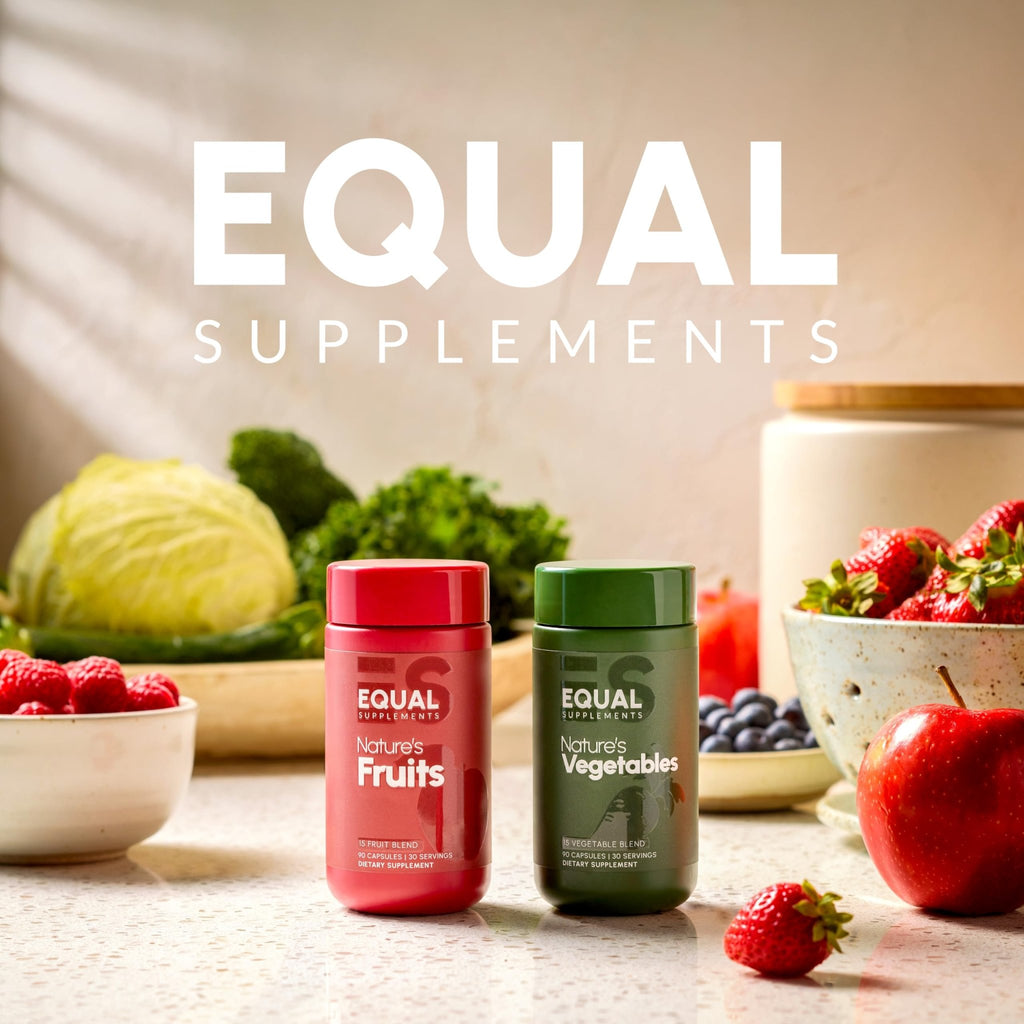Equal Supplements Fruits and Vegetables Capsules | 2 Month Supply | GMP Certified-Manufactured in US | Fruit and Veggies Supplement for Balance | of Nature, Fruit and Vegetable Capsule for Adults - TrustMedUSA
