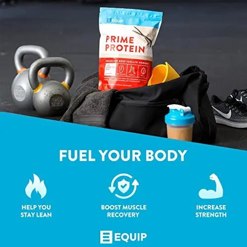 Equip Foods Prime Protein - Grass Fed Beef Protein Powder Isolate - Gluten Free Carnivore - TrustMedUSA