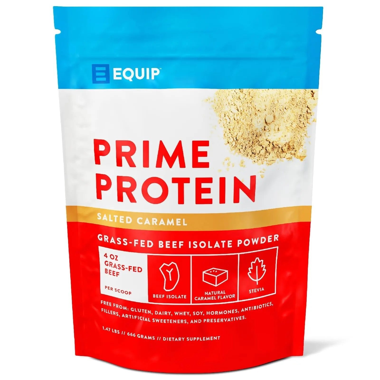 Equip Foods Prime Protein - Grass Fed Beef Protein Powder Isolate - Paleo and Keto - TrustMedUSA