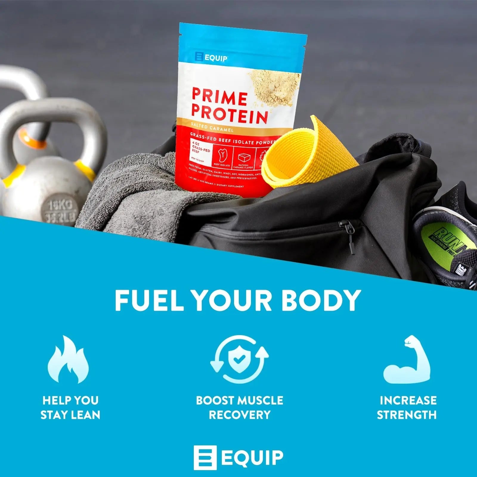 Equip Foods Prime Protein - Grass Fed Beef Protein Powder Isolate - Paleo and Keto - TrustMedUSA