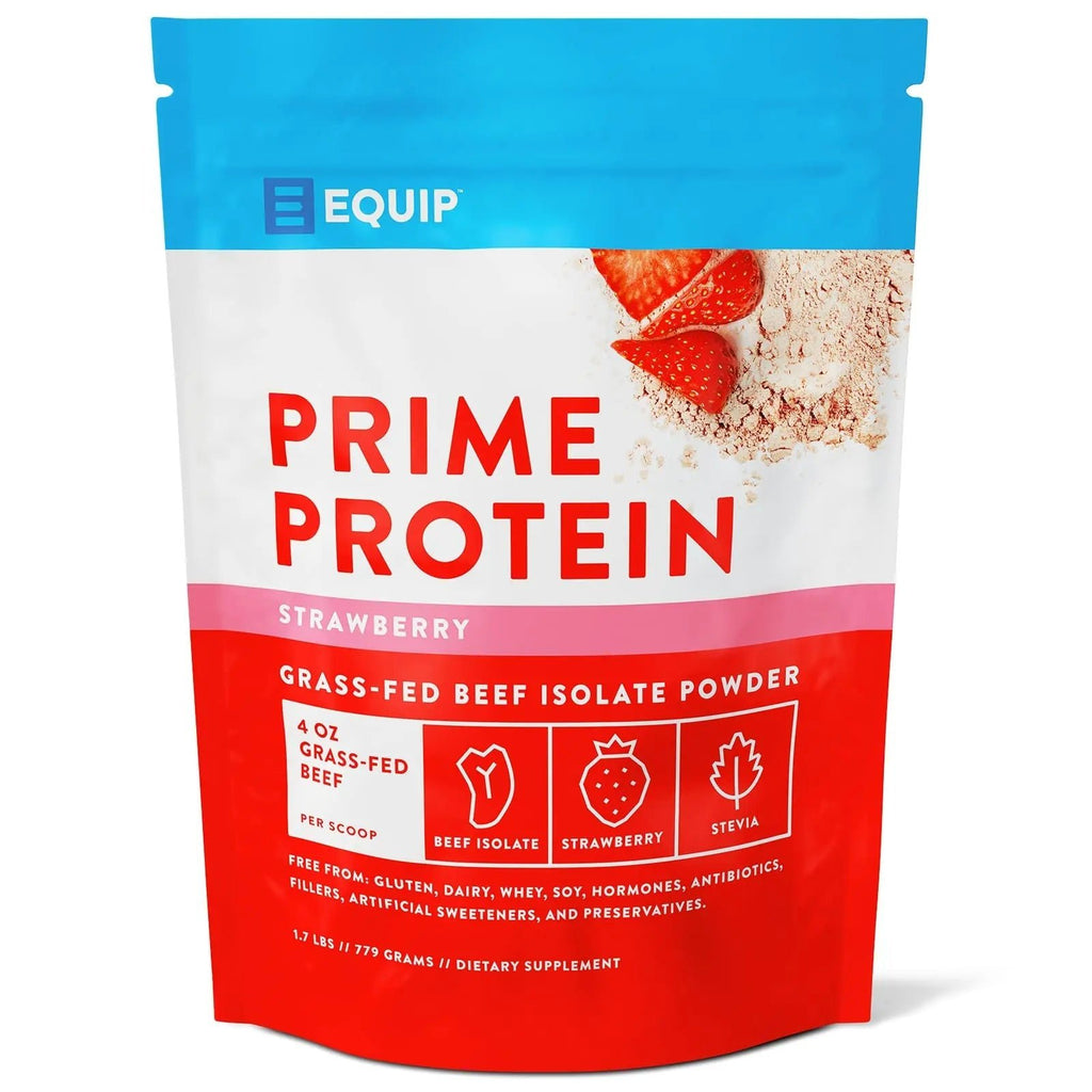Equip Foods Prime Protein - Grass-Fed Beef Protein Powder Isolate -Paleo and Keto - TrustMedUSA