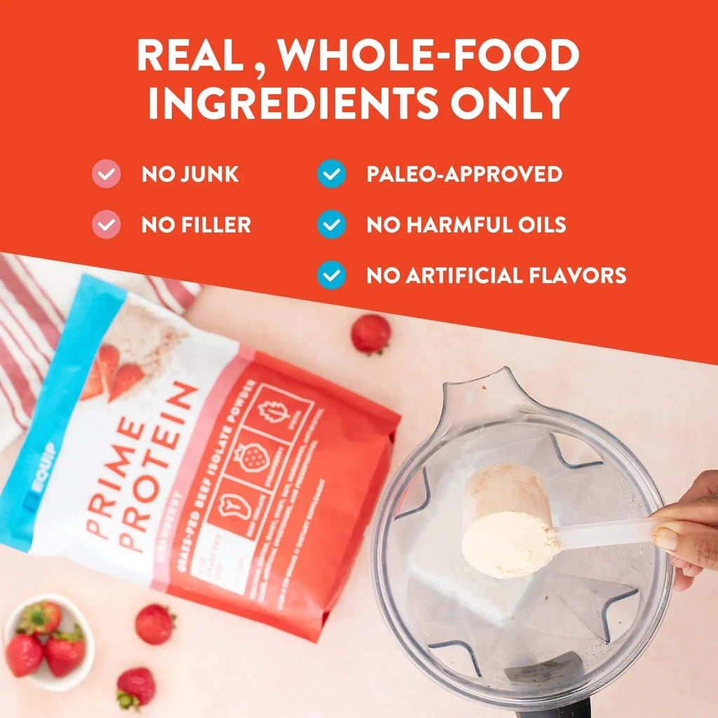 Equip Foods Prime Protein - Grass-Fed Beef Protein Powder Isolate -Paleo and Keto - TrustMedUSA