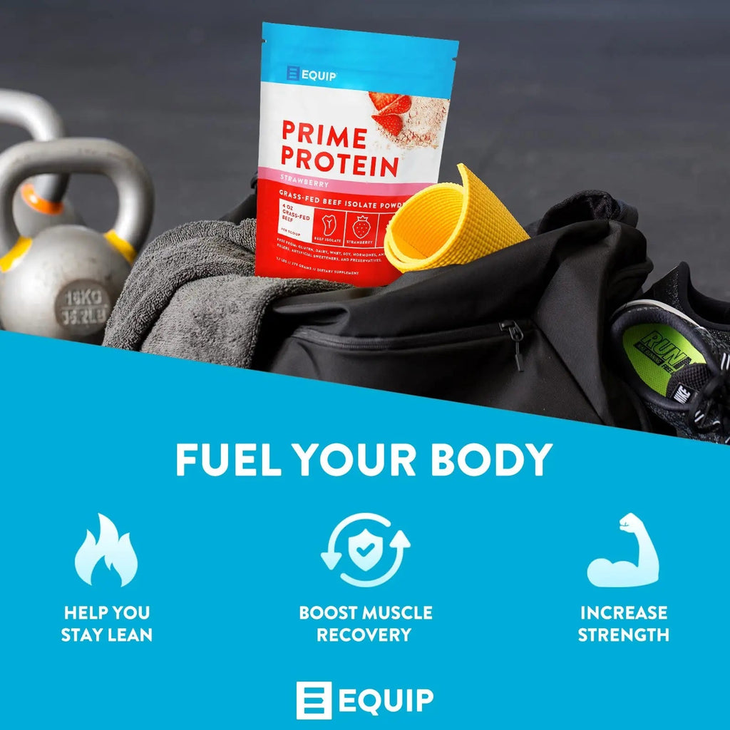 Equip Foods Prime Protein - Grass-Fed Beef Protein Powder Isolate -Paleo and Keto - TrustMedUSA