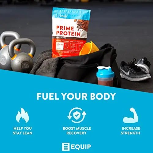 Equip Foods Prime Protein - Grass Fed Beef Protein Powder Isolate - Paleo and Keto - TrustMedUSA