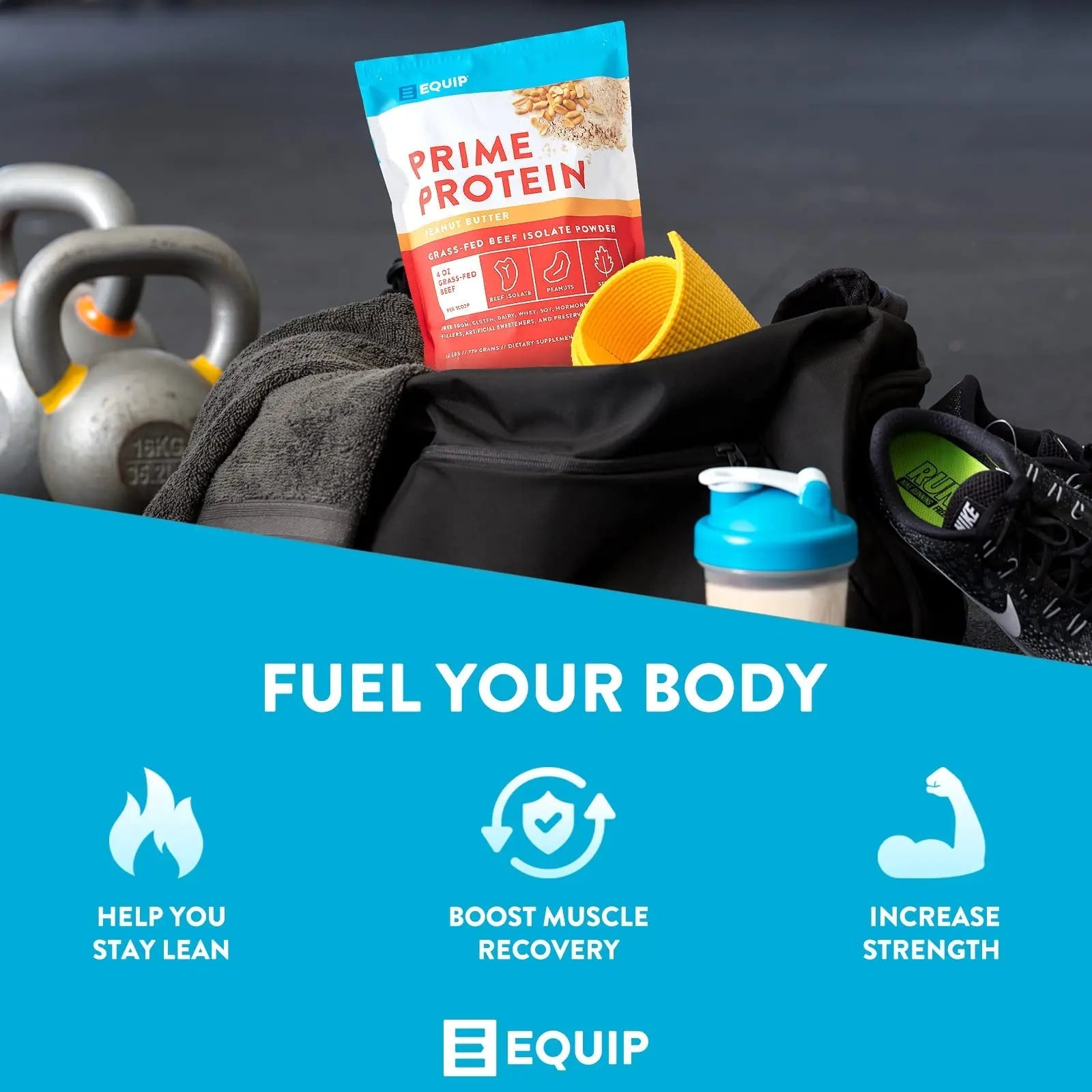 Equip Foods Prime Protein - Grass Fed Beef Protein Powder Isolate - Paleo and Keto Friendly - TrustMedUSA
