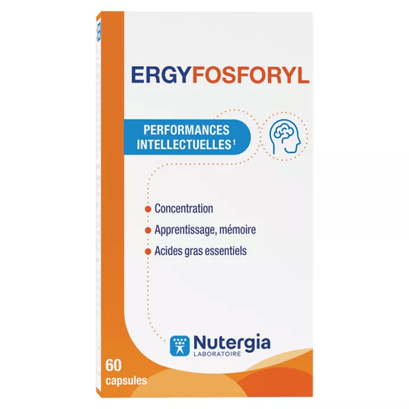 Ergyfosforyl Nutergia Performances Intellectuelles 60 capsules - TrustMedUSA