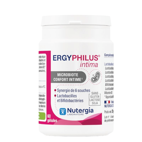 Ergyphilus intima NUTERGIA - 60 Caps - Probiotic for urinary comfort - TrustMedUSA