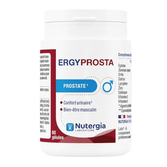 ERGYPROSTA 60 tablets NUTERGIA - Improves Male Urinary Comfort - TrustMedUSA