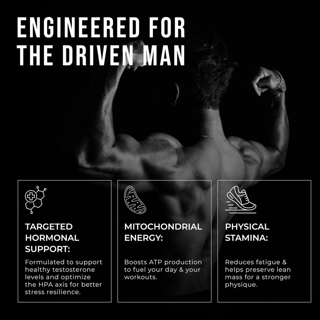 ERODUS Formula for Men - Advanced Testosterone Support Powder - Energy & Gym Supplement for Men - Supports Healthy Testosterone Levels & Physical Performance - with Ashwagandha (30 Day Supply) - TrustMedUSA