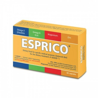 ESPRICO 60 Capsules Omega 3-6 Fatty Acids EPA DHA Magnesium Zinc Supplement - TrustMedUSA