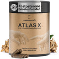 Essencraft Atlas X Testosterone Supplement for Men – 10-in-1 Natural Testosterone Booster & Muscle Booster w/Shilajit, Zinc, Tongkat Ali, & More (120 Capsules) - TrustMedUSA