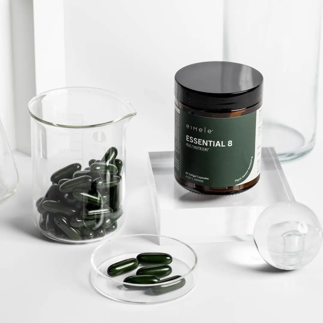 Essential 8 | Multivitamin for Energy & Immunity Support | 8 Essential Nutrients | Calcium, Vitamin B12, Omega3, Zinc, Iron, Vitamin D & More - TrustMedUSA