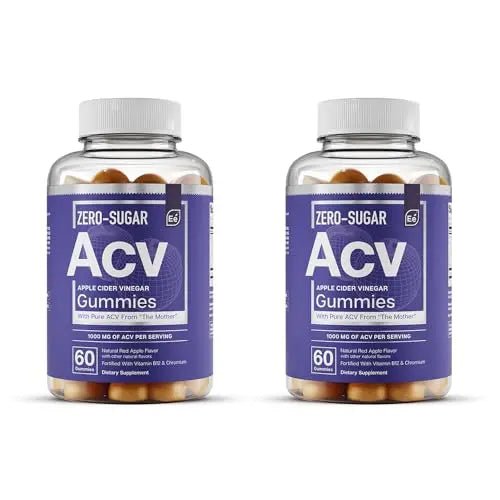 Essential Elements Zero-Sugar ACV Apple Cider Vinegar Gummies from “The Mother” - TrustMedUSA