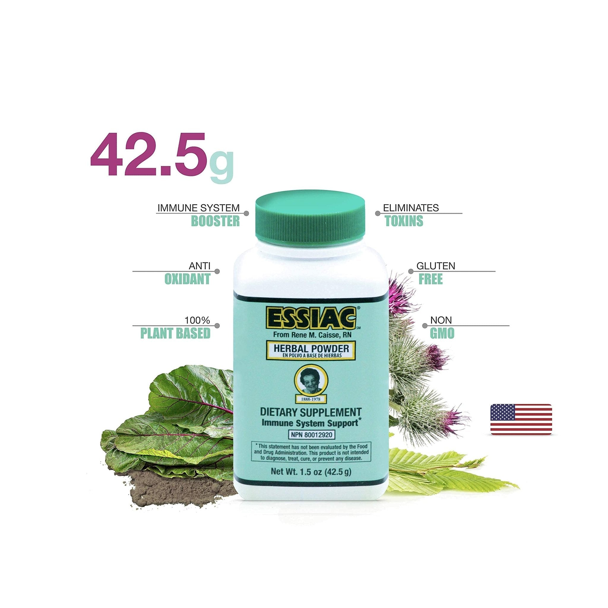 Essiac All-Natural Tea Powder & Organic Wild-Crafted Daily Drops | Detoxify Liver, Blood & Lymph Node - TrustMedUSA