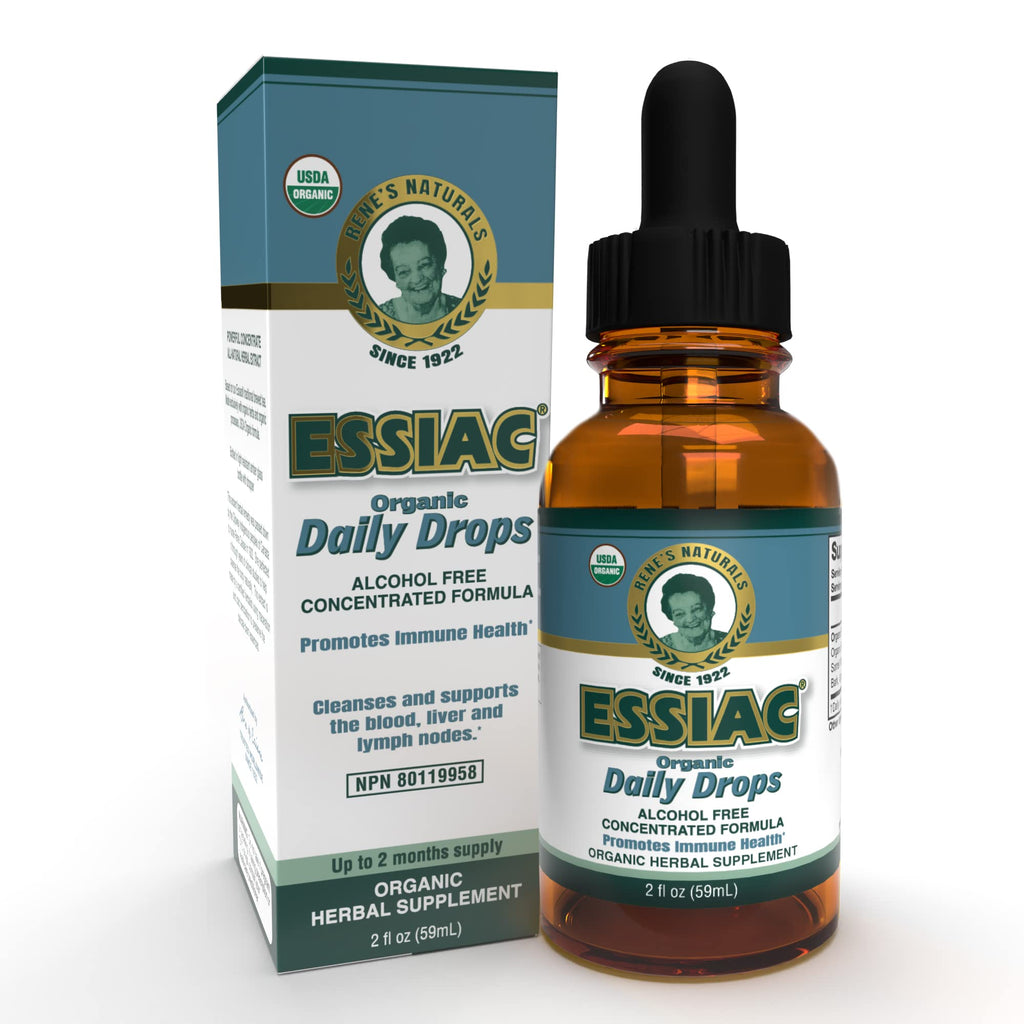 Essiac All-Natural Tea Powder & Organic Wild-Crafted Daily Drops | Detoxify Liver, Blood & Lymph Node - TrustMedUSA