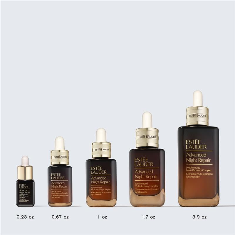 Estée Lauder Advanced Night Repair Face Serum Synchronized Multi-Recovery Complex with Hyaluronic Acid & Peptides| Anti Aging & Hydrating, 1 Fl Oz - TrustMedUSA