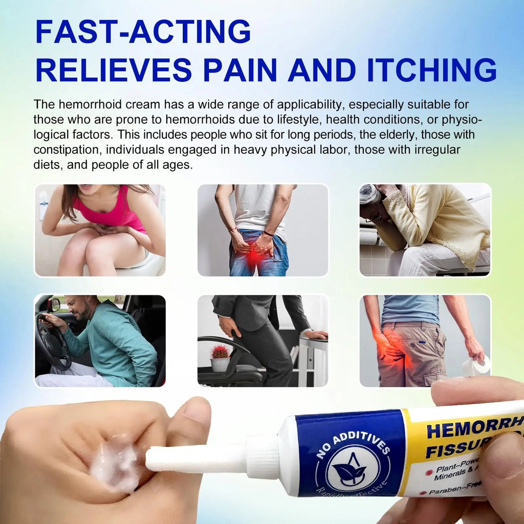 ETIFIKON Hemorrhoid & Fissure Ointment with 4% Lidocaine & Phenylephrine HCI – 42.5g Comforting Care Cream for Internal & External Areas – Helps Soothe Irritation & Support Daily Comfort (1 Pack) - TrustMedUSA