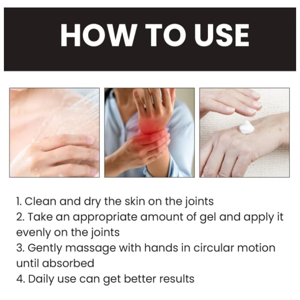 ETKOVNJ 6 Packs Bee Venom Cream, Bee Venom Bone Gel Joint Gel for Neck, Waist, Back of Hands, Feet and Legs - TrustMedUSA