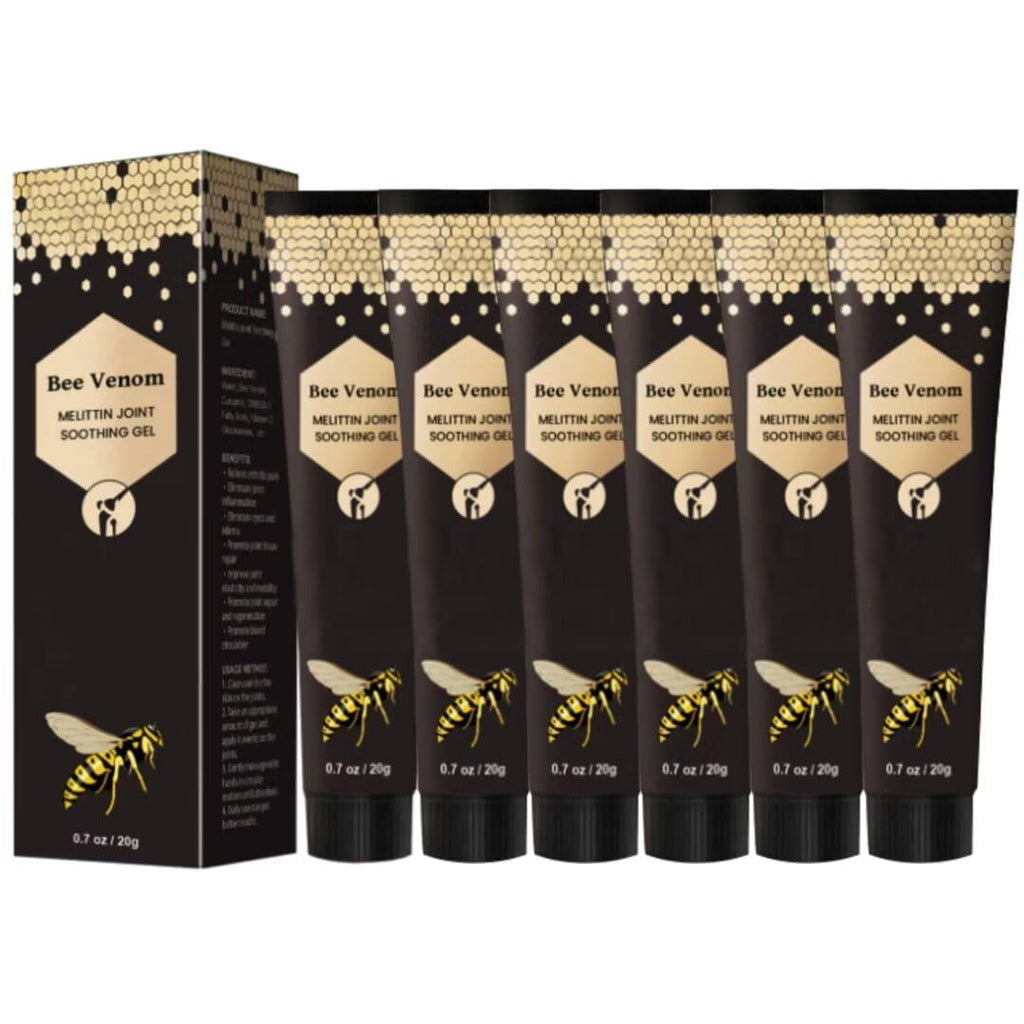 ETKOVNJ 6 Packs Bee Venom Cream, Bee Venom Bone Gel Joint Gel for Neck, Waist, Back of Hands, Feet and Legs - TrustMedUSA