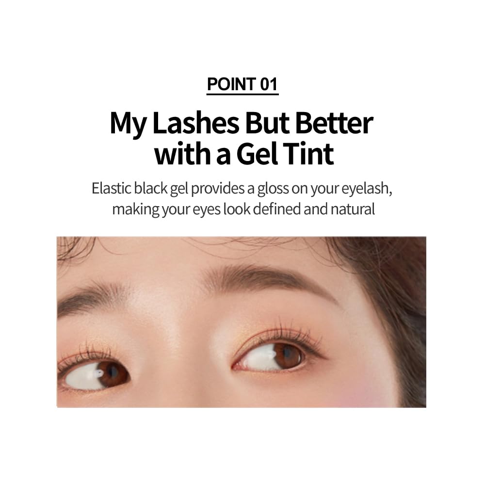 ETUDE Oh M'Eye Lash Black Tint Mascara – Natural Glossy Effect with Long Lasting Strong Curl System, Volume Enhancing, Smudge-Free, Improved fixation and water resistance, Korean Makeup, Kbeauty - TrustMedUSA